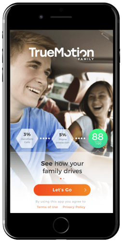 Teen safe driving app